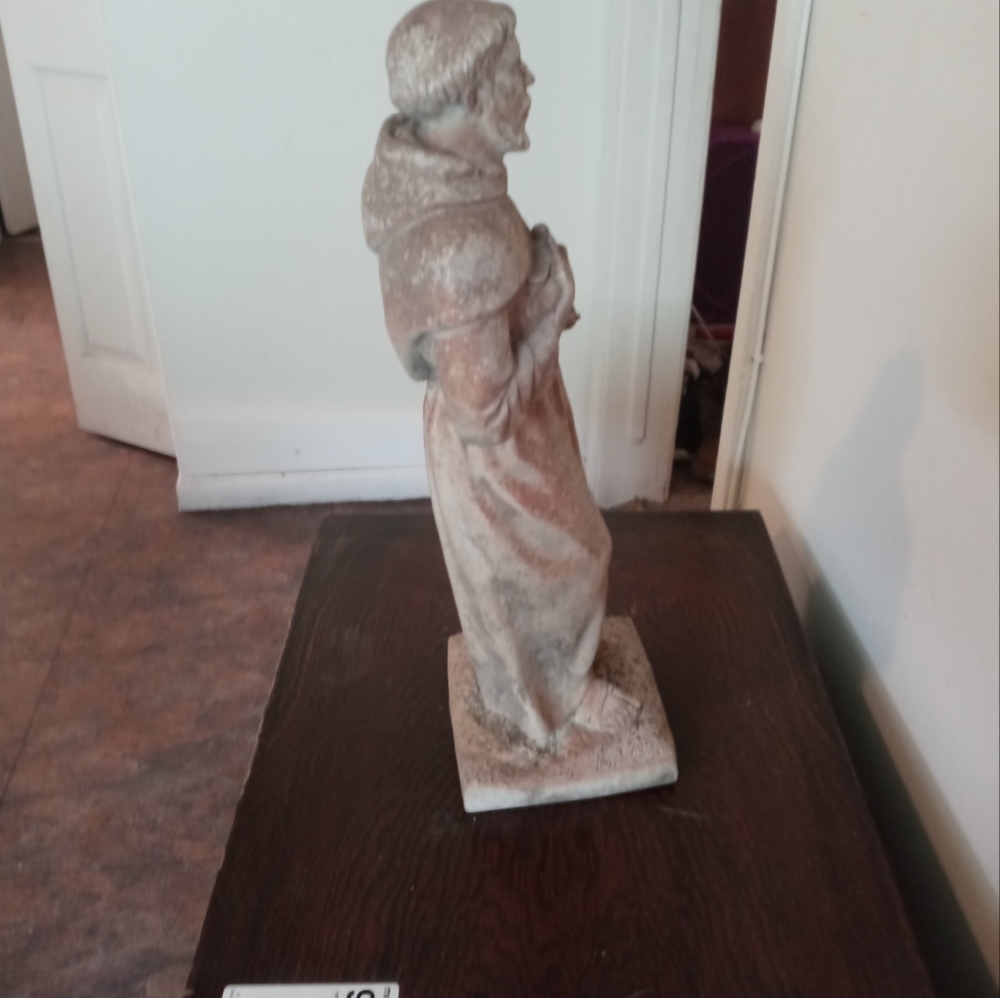 Saint Francis statue.